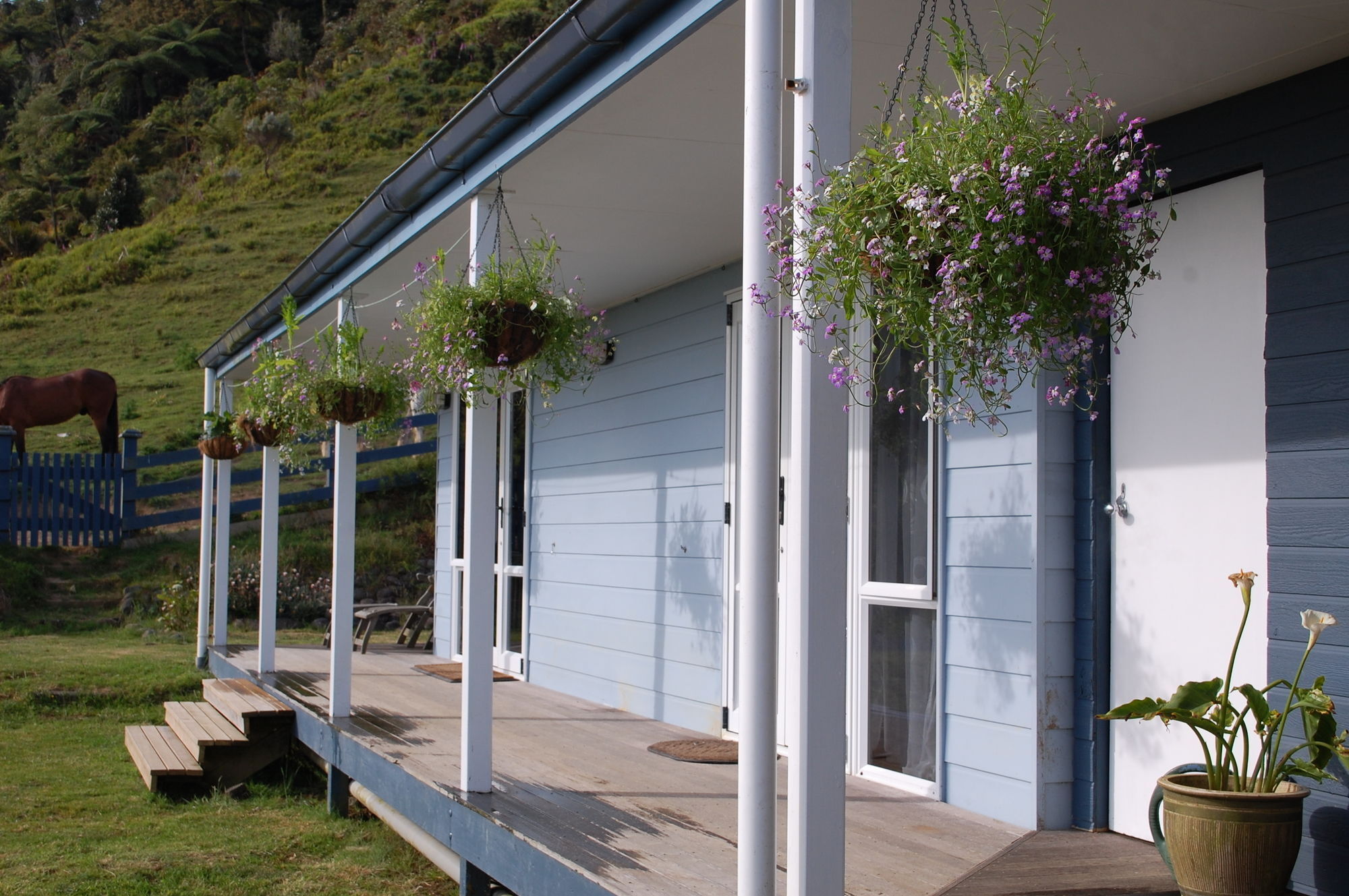 Nightingale Falls Farm Stay Retreat Thames Exterior foto